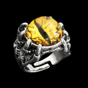 New - Yellow Dragons Eye Ring - Drag King Edition - Ultra-Glam Edition