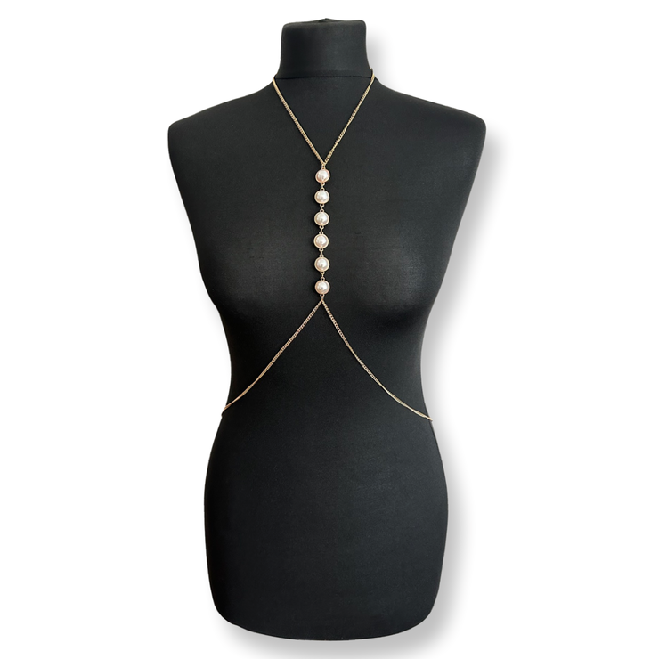 New - Pearl Body Chain - Body Jewellery - Holiday Edition
