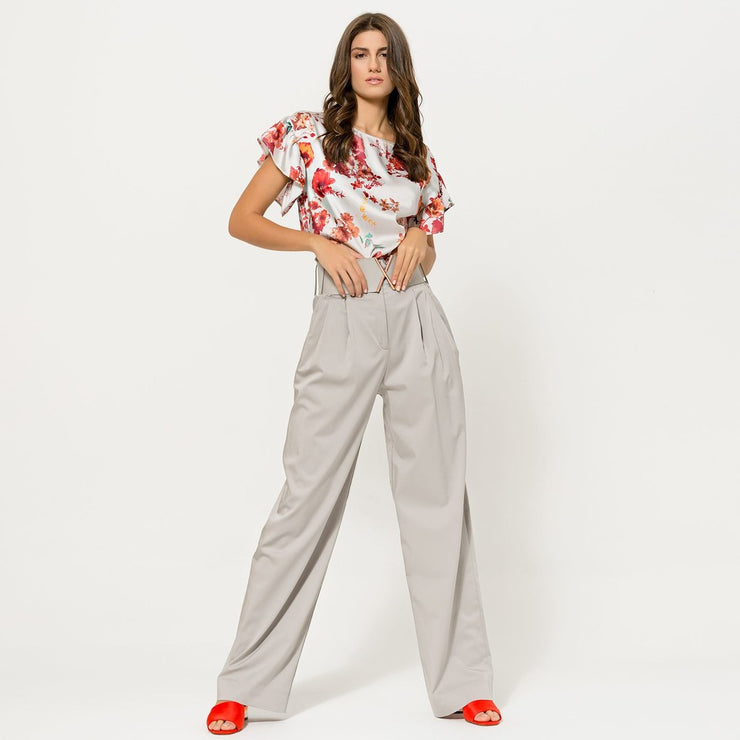 Loose Fit Bell Trousers - Kikki Couture