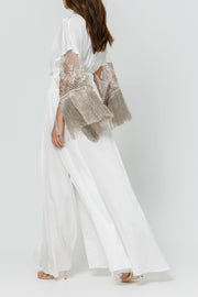 Maxi Satin Kaftan Dress - Wedding Edition - Kikki Couture