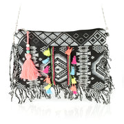 Colourful Tassel Woven Clutch – Holiday Edition - Kikki Couture
