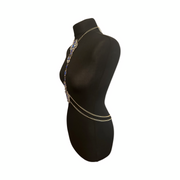 Crystal Panel Body Chain Harness - Body Jewellery - Ultra-Glam Edition