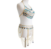 Crystal Body Chain Set - Body Jewellery - Ultra-Glam Edition - Holiday Edition