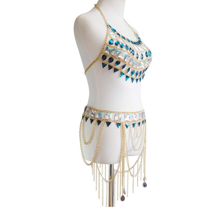 Crystal Body Chain Set - Body Jewellery - Ultra-Glam Edition - Holiday Edition