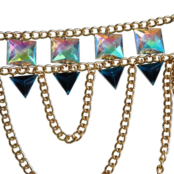Crystal Body Chain Set - Body Jewellery - Ultra-Glam Edition - Holiday Edition