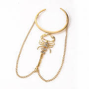 Crystal Scorpion Arm Cuff - Body Jewellery - Ultra-Glam Edition