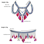 Crystal Star Tassel Body Chain Set - Body Jewellery - Ultra-Glam Edition - Holiday Edition