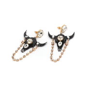 Crystal Cowgirl Drop Earrings - Ultra-Glam Edition