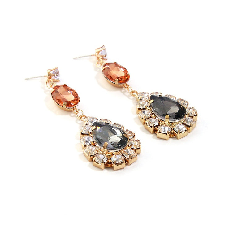 Diamante Crystal Drop Earrings - Wedding Edition - Ultra-Glam Edition