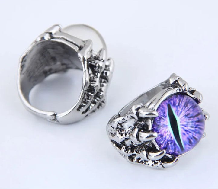 New - Purple Dragons Eye Ring - Drag King Edition - Ultra-Glam Edition