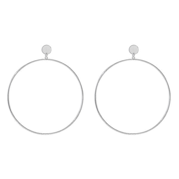 Extra-Large Oversized Big Hoop Earrings - Ultra-Glam Edition
