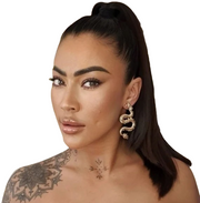 New - Gold Dragon Drop Earrings - Ultra-Glam Edition
