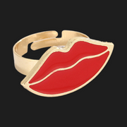 Red Lip Ring - Ultra-Glam Edition