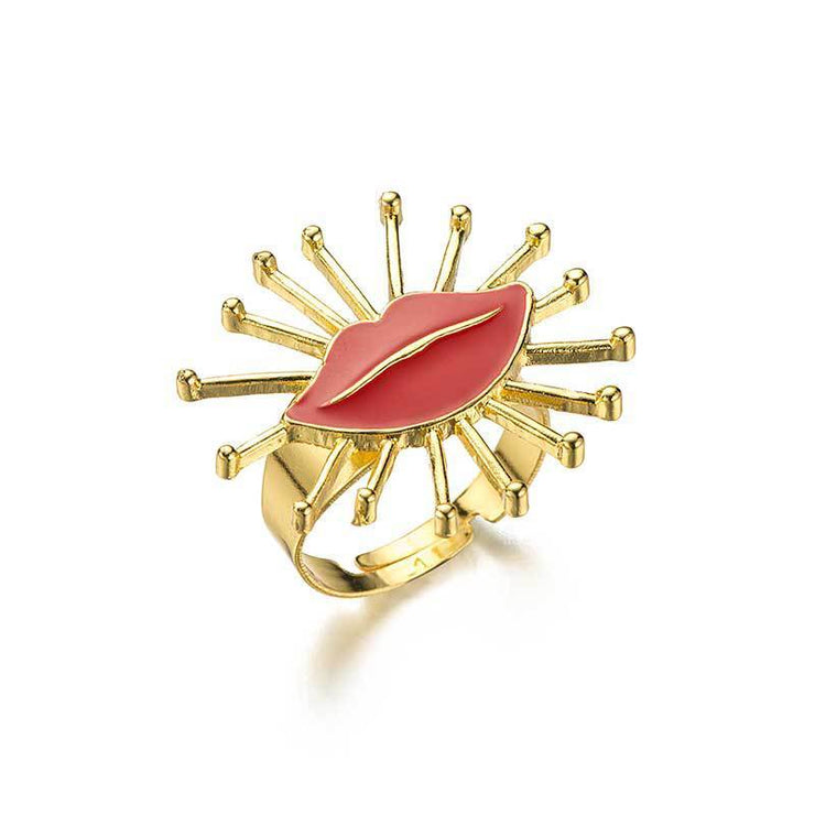 Spiky Lip Ring - Ultra-Glam Edition