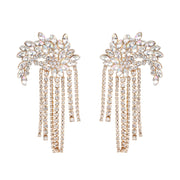 Crystal Flare Drop Earrings - Ultra-Glam Edition - Kikki Couture