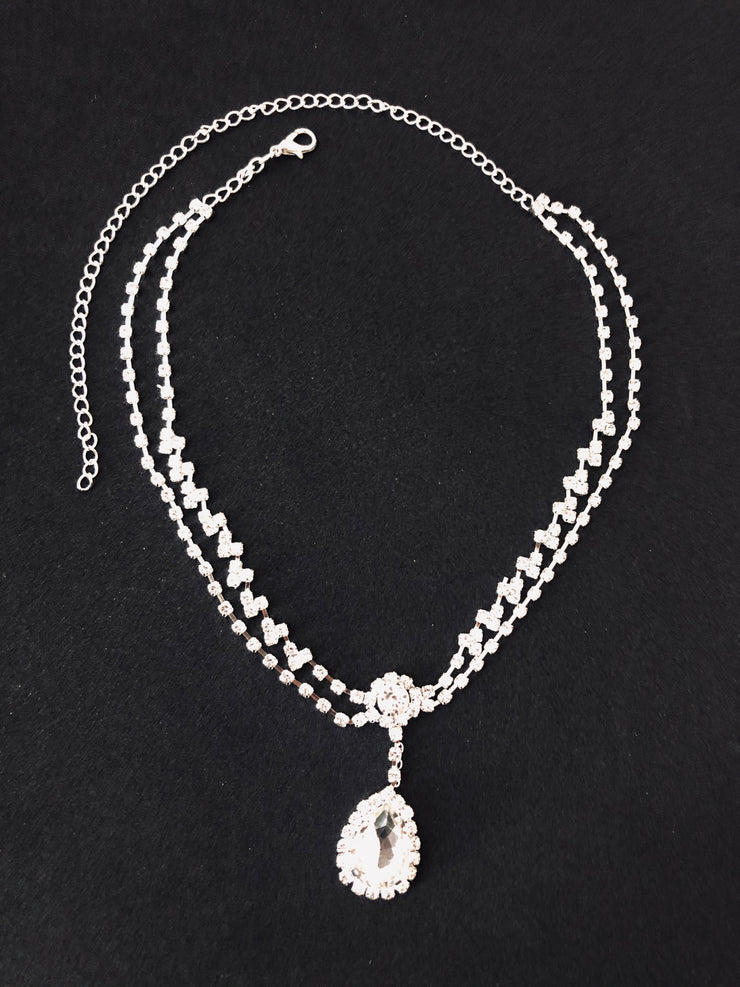 Rhinestone Crystal Drop Head Chain - Body Jewellery - Ultra-Glam Edition - Wedding Edition