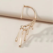 New - Lava Molten Metal Ear Cuff Earrings - Body Jewellery - Ultra-Glam Edition