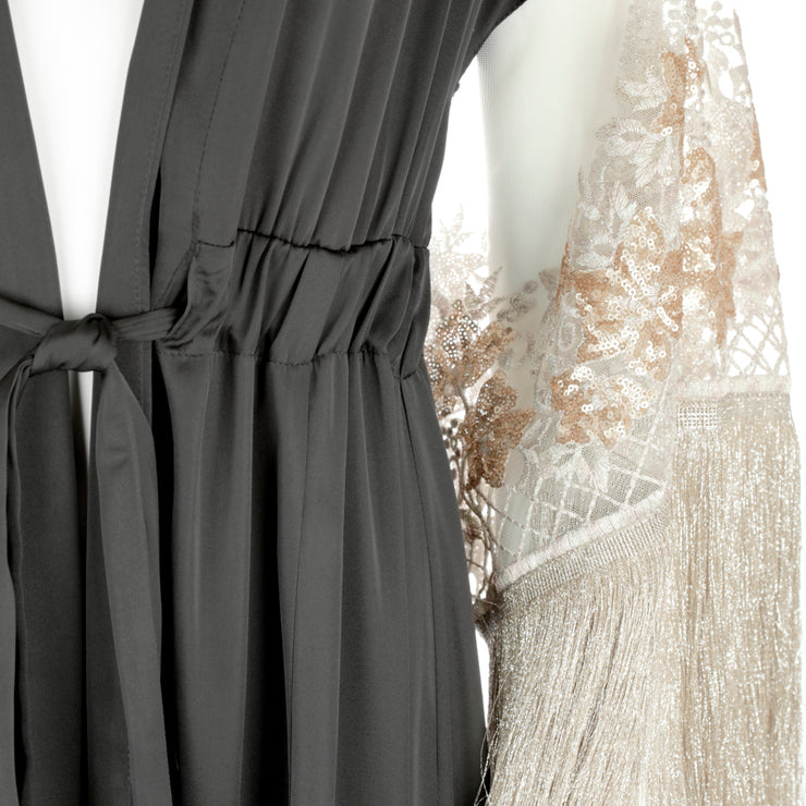 Maxi Satin Kaftan Dress - Wedding Edition - Kikki Couture