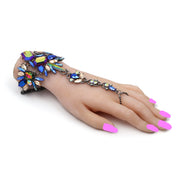Multi-Colour Rhinestone Crystal Barefoot Sandals - Body Jewellery - Ultra-Glam Edition - Holiday Edition