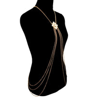 Pearl Flower Body Chain - Body Jewellery - Holiday Edition - Ultra-Glam Edition