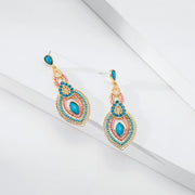 New - Pretty Mandala Teardrop Earrings - Holiday Edition - Wedding Edition - Ultra-Glam Edition