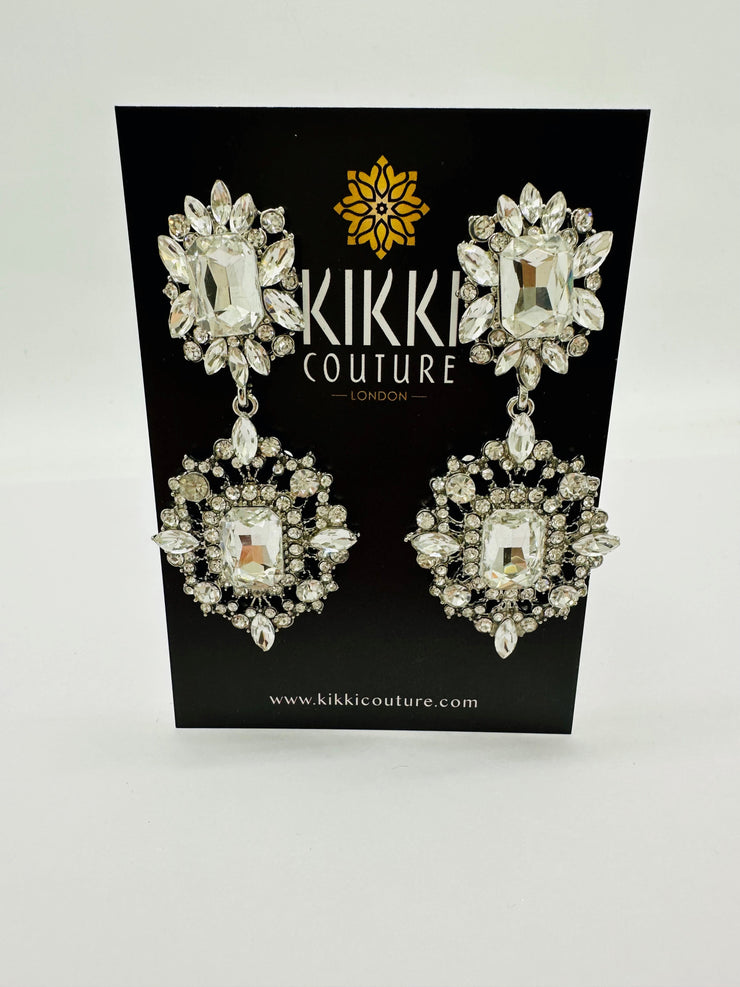 New - Diamante Crystal Drop Earrings - Wedding Edition - Ultra-Glam Edition