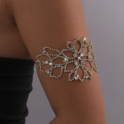 New -  Rhinestone Choker Necklace & Arm Cuff Chain - Body Jewellery - Wedding Edition - Ultra-Glam Edition